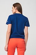 TRICOU  LOGO MULTICOLOR FEMEI  ROYAL BLUE-L