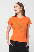 TRICOU  CERB FAMILIE FEMEI ORANGE-XL