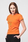 TRICOU  CERB FAMILIE FEMEI ORANGE-M