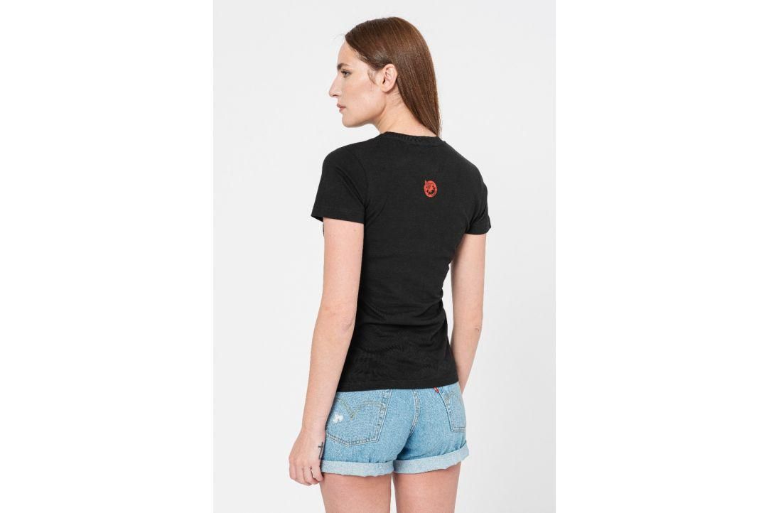 TSHIRT CASUAL F BICICLETA COLOR BLACK-XS