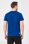 TRICOU  LOGO MULTICOLOR BARBATI   ROYAL BLUE-XL