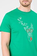 TRICOU  CERB FAMILIE BARBATI   K GREEN-XXL