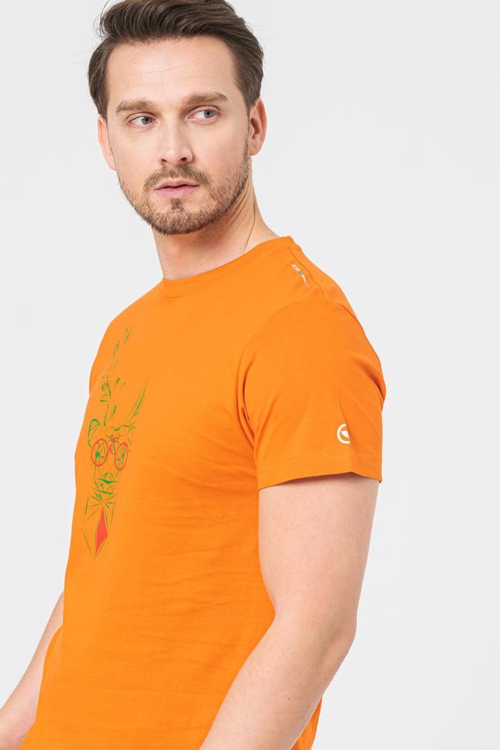 TRICOU  CERB FAMILIE BARBATI ORANGE-S