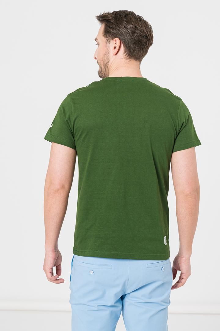 TRICOU CASUAL MOLDOVEANU BARBATI BOTTLE GREEN-M