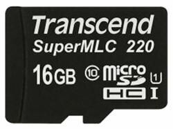 TRANSCEND TS16GUSD220I Transcend memory card SuperMLC SDHC 16GB UHS-I 85/65 MB/s