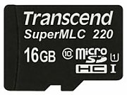 TRANSCEND TS16GUSD220I Transcend memory card SuperMLC SDHC 16GB UHS-I 85/65 MB/s