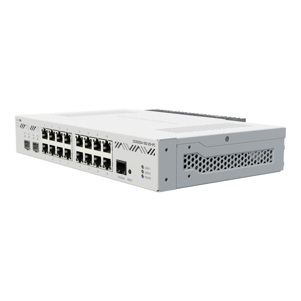 MikroTik MIKROTIK CCR2004-16G-2S+RM Router 16x RJ45 1000Mb/s 2x SFP+