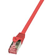 Logilink PATCH CORD S/FTP LOGILINK Cat6, LSZH, cupru, 1.5 m, rosu, AWG27, dublu ecranat  CQ2044S  (include TV 0.06 lei)