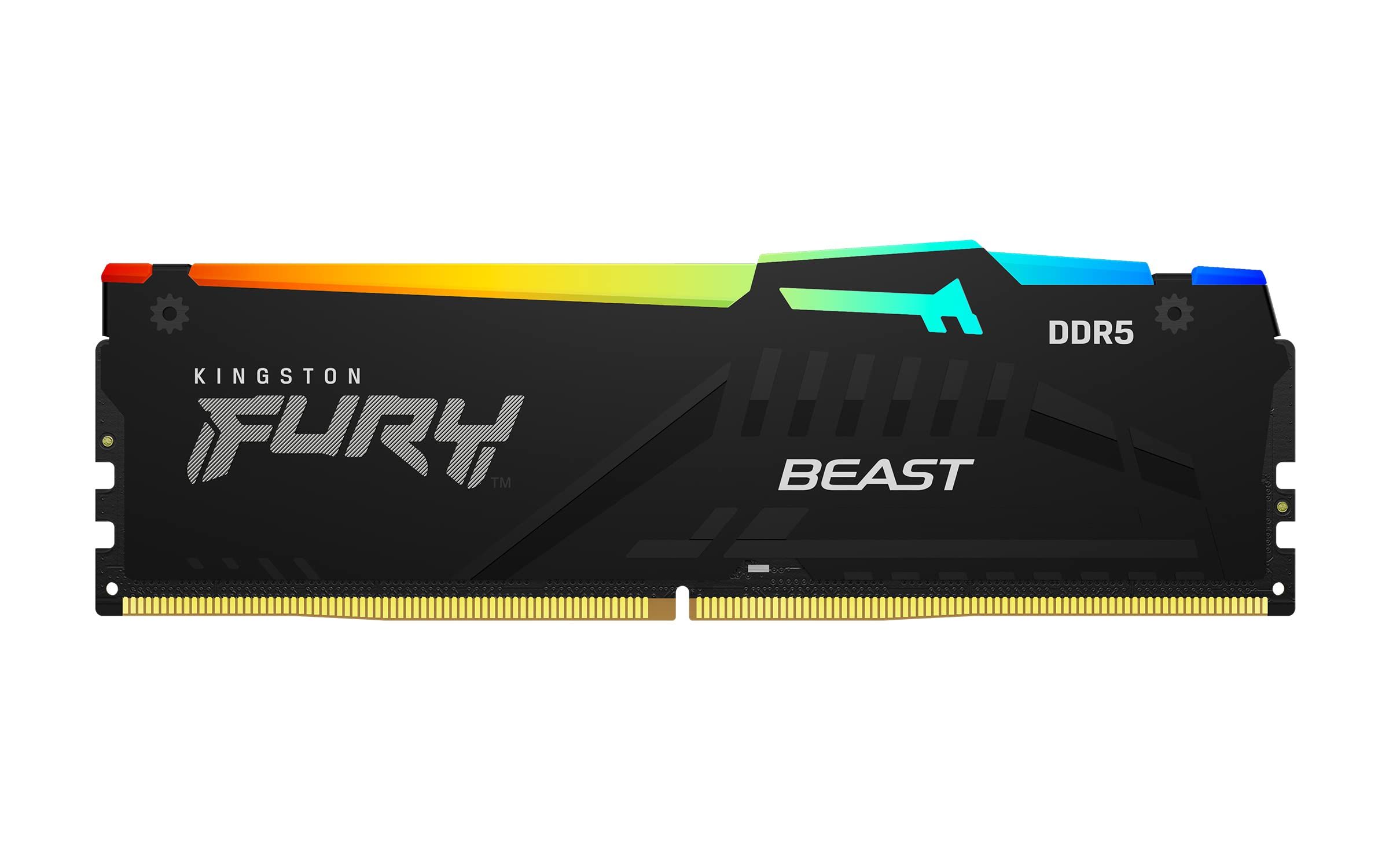 Memorie Kingston FURY Beast 16 GB DDR5 5600 MHz CL40, XMP 3.0, Negru, RGB