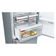 Bosch Serie 4 KGN397IEQ fridge-freezer Freestanding 368 L E Stainless steel