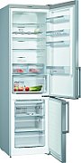 Bosch Serie 4 KGN397IEQ fridge-freezer Freestanding 368 L E Stainless steel