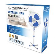 Esperanza EHF001WB, 16 '' standing fan, White/Blue