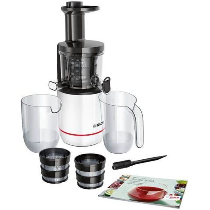 Bosch MESM500W juice maker Slow juicer Black,White 150 W