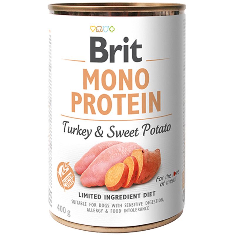 BRIT MONO PROTEIN indyk z batatem - 400g