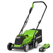 33 cm cordless mower Greenworks GD24LM33K4 - 2516107UB - charger + 4Ah battery kit