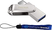 SanDisk Ultra Dual Drive Luxe USB flash drive 512 GB USB Type-A / USB Type-C 3.2 Gen 1 (3.1 Gen 1) Stainless steel