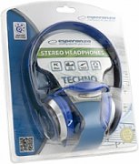Esperanza EH145B headphones/headset Head-band Blue