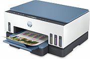 Imprimanta inkjet color HP Smart Tank 725, A4, duplex, USB 2.0, Wi-Fi, Bluetooth, 15 ppm negru, 9 ppm color