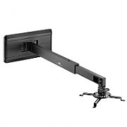 Maclean MC-945 Wall Mount Holder for Short Distance Video Projector Bracket 360° Rotatable 15kg