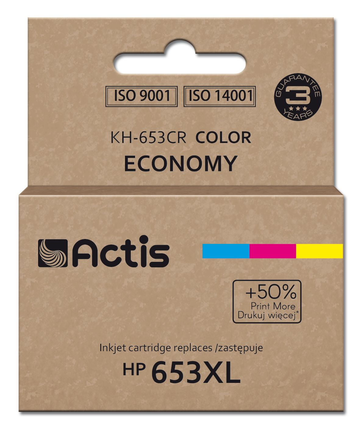 Cartus cerneala Actis KH-653CR ,Color ,18 ml (compatibil cu HP KH-653CR) 