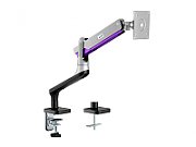 Ergo Office ER-436 1-Fold Premium Monitor Mount with Gas Spring 17 -32  Double Arm Desk Mount Monitor Arm Swivel Tilt Rotateable VESA 75x75 100x100 up to 9kg