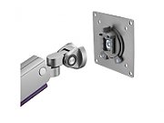 Ergo Office ER-436 1-Fold Premium Monitor Mount with Gas Spring 17 -32  Double Arm Desk Mount Monitor Arm Swivel Tilt Rotateable VESA 75x75 100x100 up to 9kg