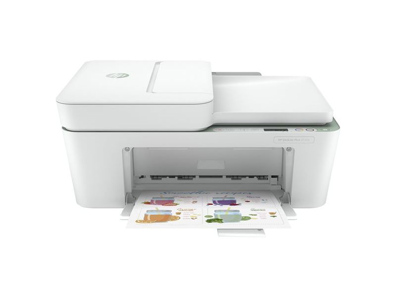 Imprimanta inkjet color HP 4122E, A4, ADF, USB 2.0, Wi-Fi, 8.5 ppm negru, 5.5 ppm color