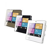 Amplificator stereo 20W de perete cu USB/SD/FM/BT cu ecran Touch, DSPPA DM837 Alb