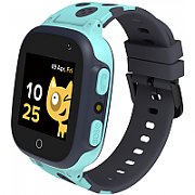 CANYON Kids smartwatch, 1.44 inch colorful screen,  GPS function, Nano SIM card, 32+32MB, GSM(850/900/1800/1900MHz), 400mAh battery, compatibility with iOS and android, Blue, host: 52.9*40.3*14.8mm, strap: 230*20mm, 42g