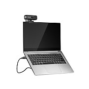 CANYON C2 720P HD 1.0Mega fixed focus webcam with USB2.0. connector, 360° rotary view scope, 1.0Mega pixels, built in MIC, Resolution 1280*720(1920*1080 by interpolation), viewing angle 46°, cable length 1.5m, 90*60*55mm, 0.104kg, Black