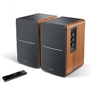 BOXE EDIFIER 2.0, RMS:  42W (2 x 21W), bluetooth telecomanda wireless, volum, bass, treble, optical, sub-out, brown,  R1280DBS-BR   (include TV 10lei)
