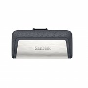SanDisk Drive USB Ganda Ultra Tipe-C 256 GB USB flash drive USB Type-A / USB Type-C 3.2 Gen 1 (3.1 Gen 1) Grey, Silver