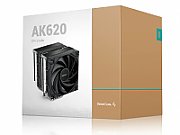 COOLER  DEEPCOOL, skt. universal, racire cu aer, 2x vent. 120 mm, PWM, 1850 rpm  AK620   R-AK620-BKNNMT-G  (include TV 1.75 lei)