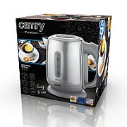 Camry Premium CR 1278 electric kettle 1.2 L 1630 W Grey, Stainless steel