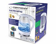 Esperanza EKK011W Electric kettle 1.7 L White, Multicolor 2200 W