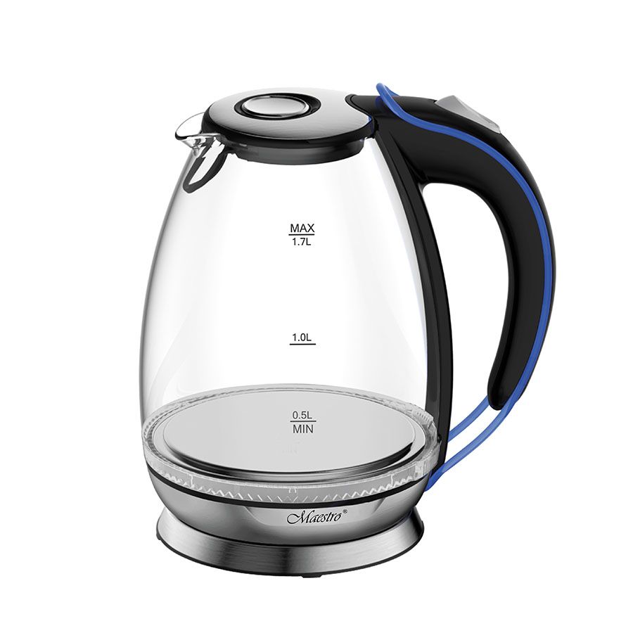 Maestro MR-054 Electric kettle with lighting, glass 1.7 L