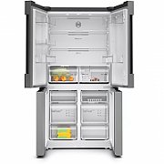 Bosch Serie 4 KFN96VPEA side-by-side refrigerator Freestanding 605 L E Stainless steel