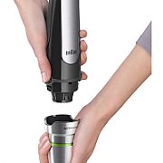 Braun MQ 7035X 0.6 L Immersion blender 1000 W Black, Satin steel
