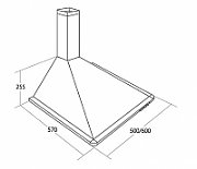 Cooker hood Akpo WK-5 Elegant Turbo 60 White