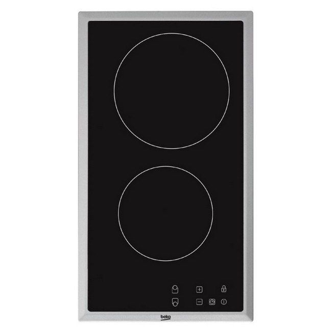 Beko HDMC 32400 TX hob Stainless steel Built-in Ceramic 2 zone(s)