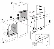 Whirlpool built-in electric oven - WTA C 8411 SC AN