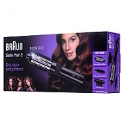 Braun Satin Hair 3 AS 330 Hot air brush Black, Blue, Lilac 400 W 2 m