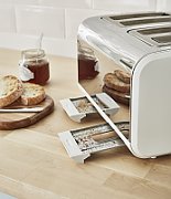 Swan ST14620WHTN toaster 4 slice(s) Stainless steel,White 1500 W