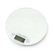 Esperanza EKS003W Electronic Kitchen Scale White Round