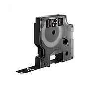 DYMO D1 Standard - White on Black - 12mm