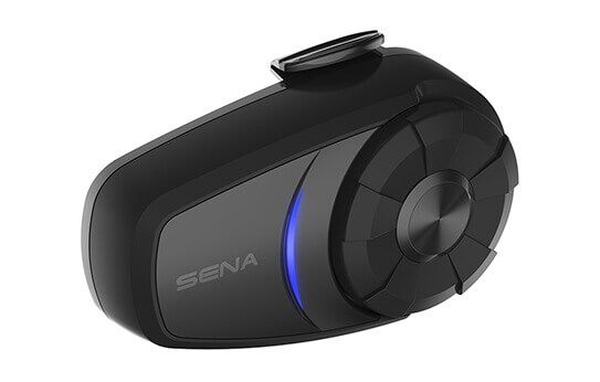 Sena 10S motorcycle intercom 4 channels 1600 m Black