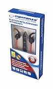 Esperanza EH186K headphones/headset In-ear Bluetooth Black, Red