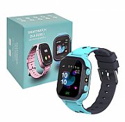 SMARTWATCH DENMEN KIDS BLUE LOCATOR + MESSAGES + PHONE CALLS + SOS ALARMA + SIM CARD SLOT