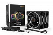 be quiet! Light Wings | 120mm PWM Triple Pack high-speed Computer case Fan 12 cm Black 3 pc(s)