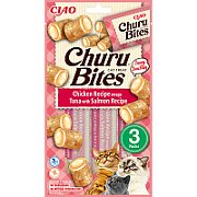 INABA Churu Bites Chicken with tuna and salmon - cat treats - 3x10 g